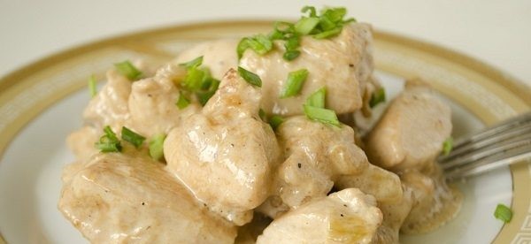 Курка в сметані
