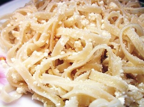 Макарони з кисломолочним сиром