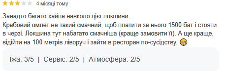 І такі відгуки трапляються